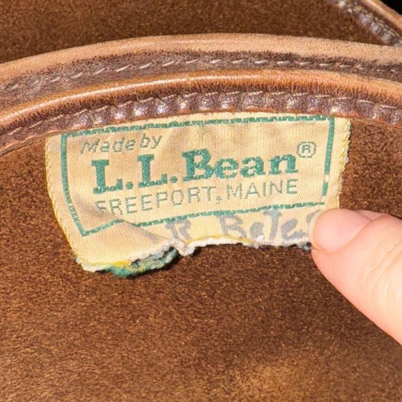 Vtg L.L. Bean Duck Boot Men's Size 6 M Brown Leather Maine Hunting Shoes - Picture 6 of 11